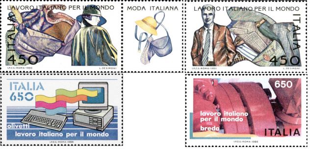ITALIA francobolli serie: LAVORO ITALIANO - Foto 2