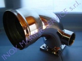 GOMITO/RISER in ACCIAIO INOX AISI 316L COMPATIBILE CON MOTORE: VOLVO PENTA