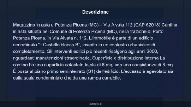 Immobile in asta di 8 m² in vendita a Potenza Picena - Foto 4