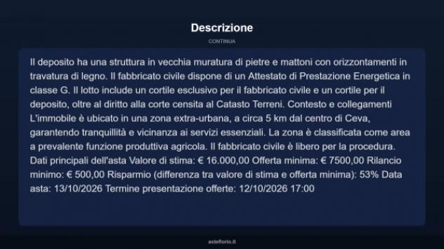 Immobile in asta di 98 m² in vendita a Ceva - Foto 13