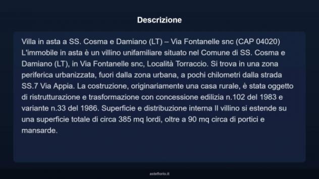 Immobile in asta di 510 m² con più di 5 locali in vendita a Santi Cosma e Damiano - Foto 15