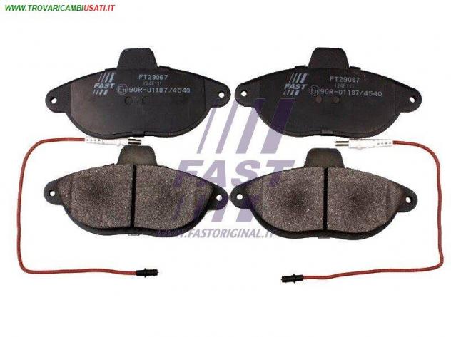 PASTIGLIE FRENO FIAT SCUDO / ULYSSE 95 ANTERIORE 2-SENSORI FT29067