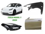 TESLA MODEL Y musata airbag freni paraurti cerchi fanale barre da tetto