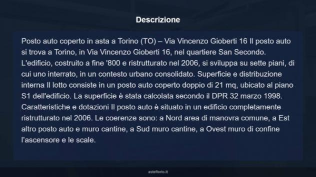 Immobile in asta di 21 m² in vendita a Torino - Foto 10