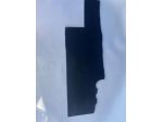 M56 Scampolo gomma colore nero per  tacchi - Sp. 7,5 MM