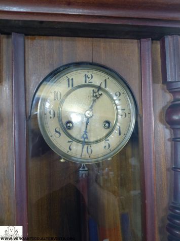 176401 Antico orologio a pendolo Junghans con aquila - Foto 5