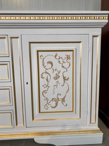 NUOVA CREDENZA LACCATA E DECORATA A MANO - Foto 6