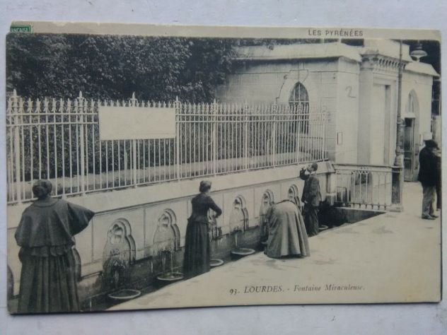 lotto di 6 antiche cartoline provenienza estera verso italia an 30 - Foto 2