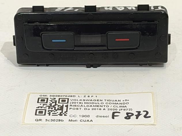 COMANDI CLIMA VOLKSWAGEN Tiguan Serie 3G0907049D CUAA (16)