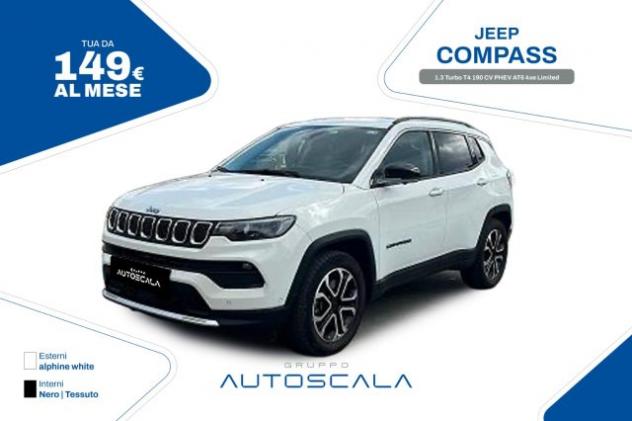 JEEP Compass 1.3 Turbo T4 190 CV PHEV AT6 4xe Limited rif. 23909395