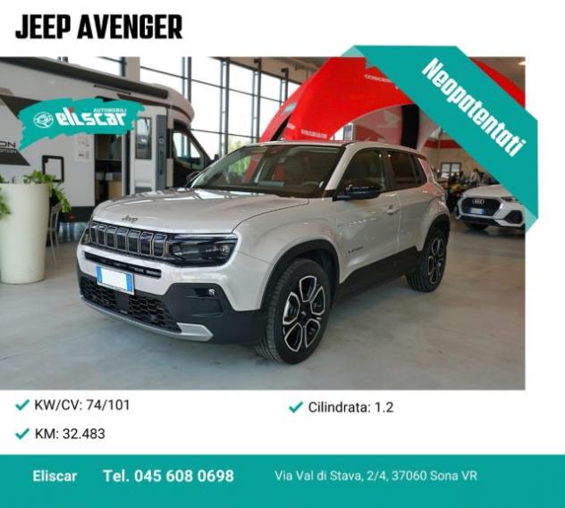 JEEP Avenger 1.2 Turbo 100 CV Summit rif. 23746724