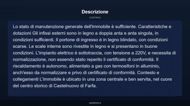 Immobile in asta di 132 m² in vendita a Castelnuovo di Farfa - Foto 12