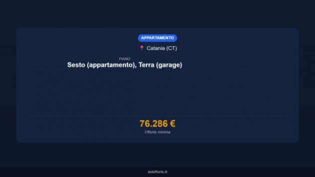 Immobile in asta di 90 m², box auto in vendita a Catania - Foto 13