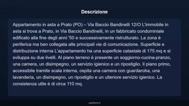 Immobile in asta di 175 m² con più di 5 locali in vendita a Prato - Foto 5