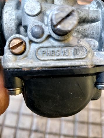 CARBURATORE DELL'ORTO PHBG 19 BS PIAGGIO ATTACCO MASCHIO CON MISCELATORE - Foto 5