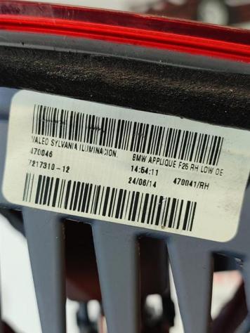 STOP POSTERIORE DESTRO INTEGRATO NEL PORTELLO BMW X3 2° Serie 7217310 N47D20C (10) - Foto 4