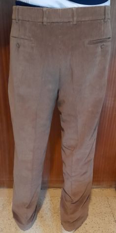 pantaloni in velluto rigato taglio classico tg 56 wolf fashion - Foto 6