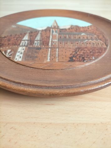 Piatto di legno dipinto a mano - Foto 2