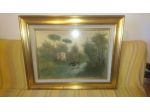 QUADRO PAESAGGIO CAMPAGNA DI "G. CURTI"