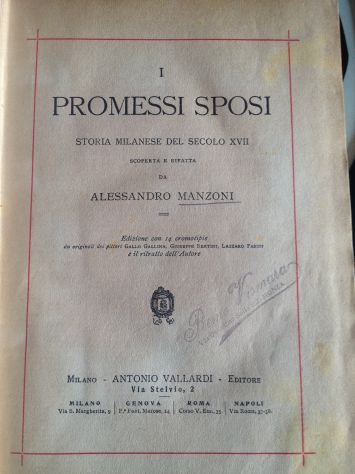I PROMESSI SPOSI – 1916 - Foto 3