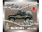 ADESIVI SUZUKI FUORISTRADA FASCE LATERALI tratteggiate