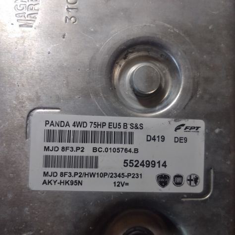 CENTRALINA INIEZIONE MOTORE FIAT PANDA 1.3 4X4 55KW 5P D 5M 55249914 - Foto 4