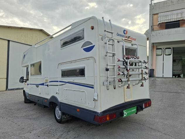 CAMPER CI DUCATO MANSARDATO 7 POSTI DOPPIA DINETTE LETTI CASTELLO FOTOVOLTAICO PORTABICI CAMPEGGIO USATI GENERALI 1781 - Foto 3
