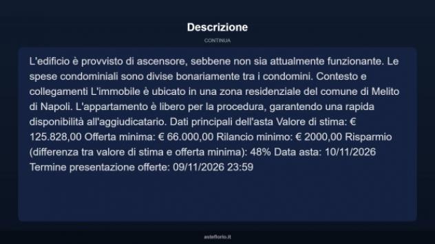 Immobile in asta di 106 m² in vendita a Melito di Napoli - Foto 8