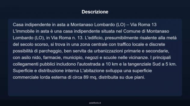 Immobile in asta di 89 m², box auto in vendita a Montanaso Lombardo - Foto 3