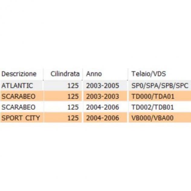 Kit revisione pompa H2O scooter Piaggio 125 - 200 -250 - Foto 3