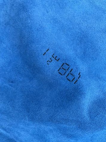 Pellame scamosciato Azzurro – Sp. 0.8 - Foto 3