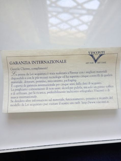 PENNA Visconti Rinascimento Stardust Green, NUOVA - Foto 6