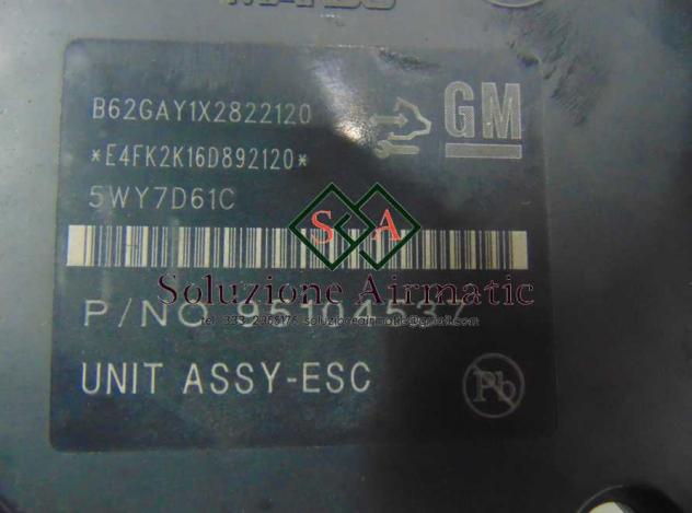 Chevrolet Aveo T300 pompa centralina gruppo ABS 95104537