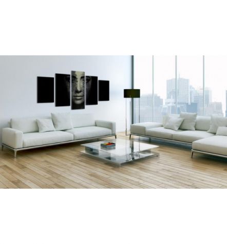 Quadro Donna Pensierosa Cm.100x50 E 200x100 - ARREDALACASA - Foto 2