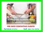 Corso HACCP - ALIMENTARISTI (RISCHIO I II III ) "ONLINE"  - IN TUTTA ITALIA