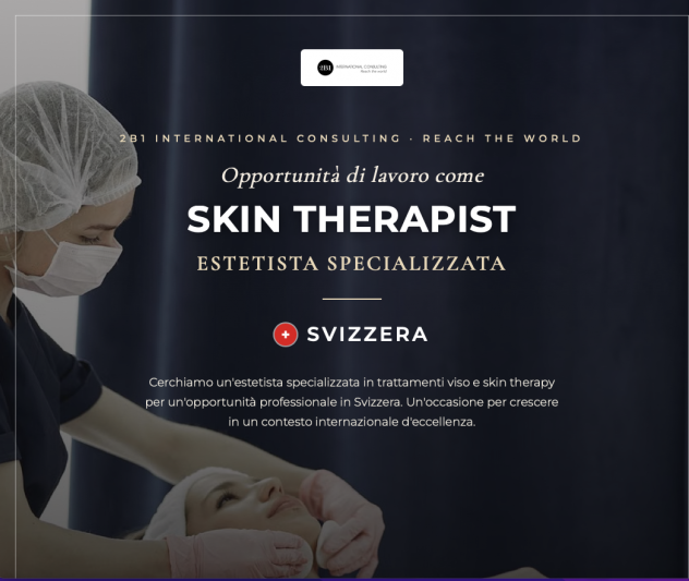 Skin Therapist - Estetista (m/f) Svizzera