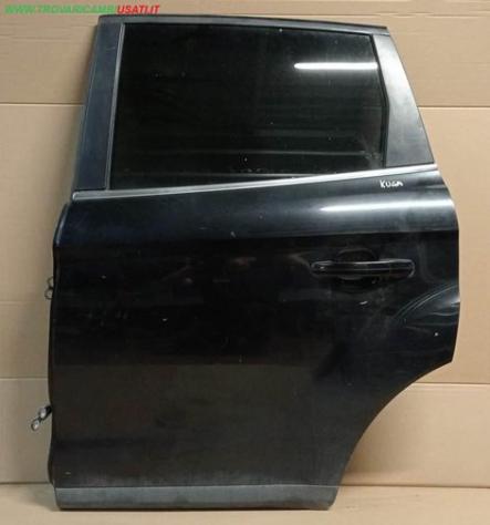 PORTA POST. S. NERO MET. C/ALZ. E SERR. VTR. SCURO 999-U64849 Carrozzeria  Lamierati esterni  Porte  Porta post. sx. FORD - KUGA - 01-04-2008 - 01-02-