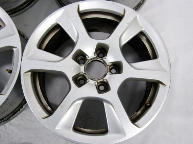 8K0601025F SET 4 CERCHI IN LEGA DA 16 POLLICI 5 FORI 7,5JX16H2 ET 45 AUDI A4 SW 2.0 D 105KW AUT 5P (2011) RICAMBIO USATO INTERASSE 5X112 - Foto 2
