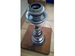Lampada ottone cromato.