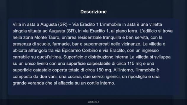 Immobile in asta di 150 m² con più di 5 locali in vendita a Augusta - Foto 12