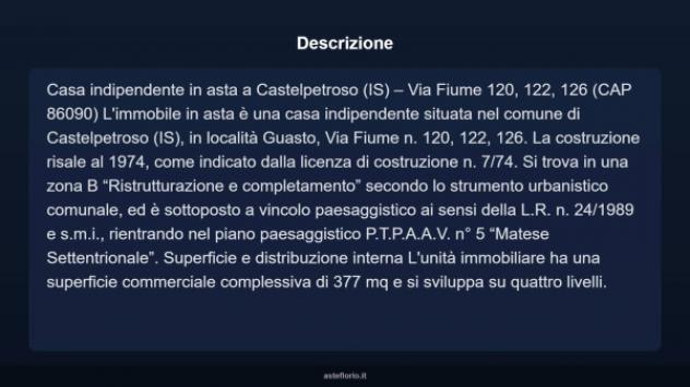 Immobile in asta di 377 m² in vendita a Castelpetroso - Foto 4