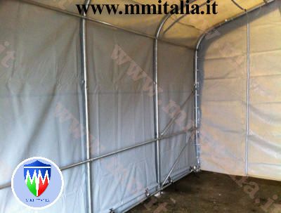 Tendoni per magazzino in Pvc 5 x 10 x 3,6 , Tunnel a Novara - Foto 8