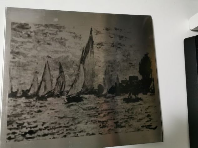 QUADRETTO SU METALLO ( REGATA ) - Foto 6
