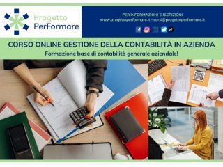 Corso online gestione della contabilità in azienda