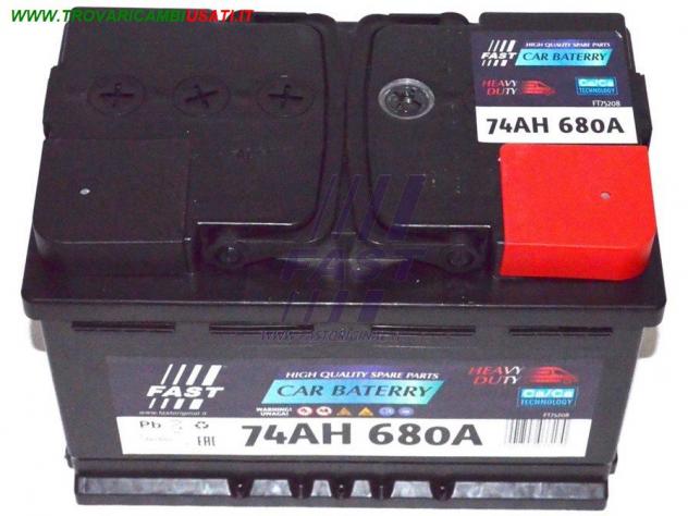 BATTERIA - 74AH 680A 278X175X190 P+ FT75208