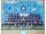 Poster Inter 2009/10 autografi Mourinho+gran parte dei calciatori anno triplete