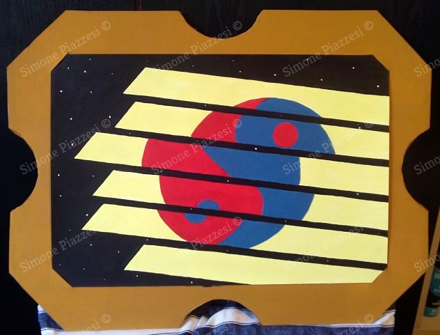 Quadro di Simone Piazzesi - SOMMOVIMENTI ASTRALI (2017) - Foto 2