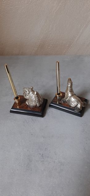 4 penne con catena attaccate - Collana per penna sicura con 16 ricariche intercambiabili - Forniture per casa, ufficio, divano, hotel