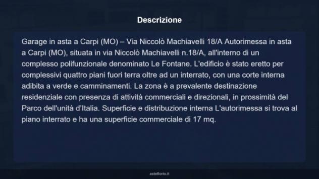 Immobile in asta di 17 m² in vendita a Carpi - Foto 6