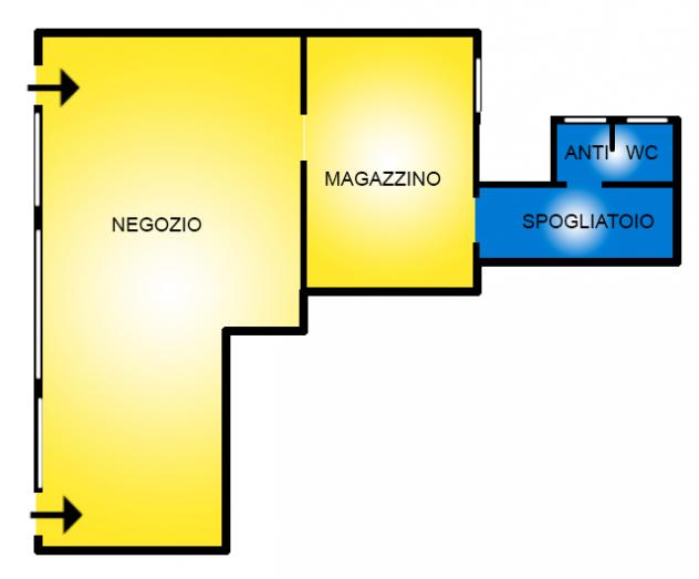 negozio in vendita a Borgoricco in zona Sant'Eufemia